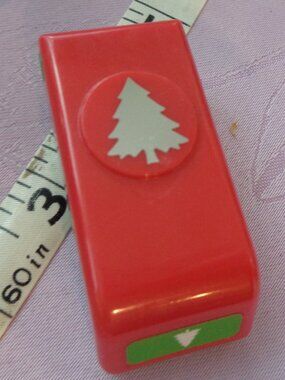 EK Success Paper Punch Pine Tree Scrapbooking Cards Crafts - B